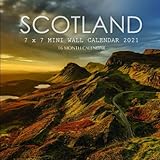 Scotland 7 X 7 Mini Wall Calendar 2021 16 Month Calendar
