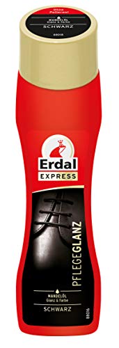🔥 STARKER PREIS (-39%) Erdal Pflegeglanz schwarz, Schuhpolitur für sofortigen Glanz, mit Mandelöl, 1er Pack (1 x 75 ml)