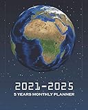 20212025 5 Year Monthly Planner 20212025 Five Year Planner 60 Months Calendar Agenda Logbook Organizer And Business Planners With Federal Cute World Cover Design