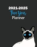 20212025 Five Year Planner 5 Year Monthly Planner 20212025 60 Months Calendar Agenda Logbook Organizer And Business Planners With Federal Cute Siamese Cat Cover Gift For Pets Lovers