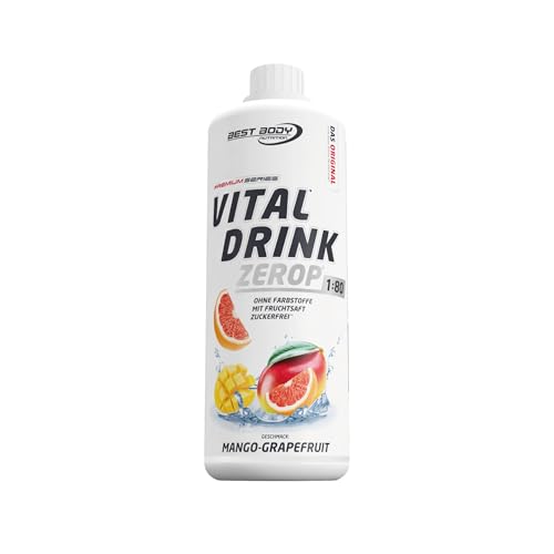 (-43%) Best Body Nutrition ZEROP Sirup Mango-Grapefruit zuckerfrei 1L