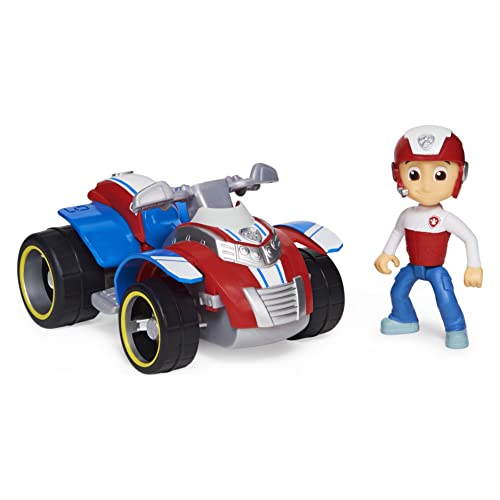 Paw Patrol, Ryder’s Rescue ATV Vehicle with Collectible Figure, for Kids Aged 3 and up