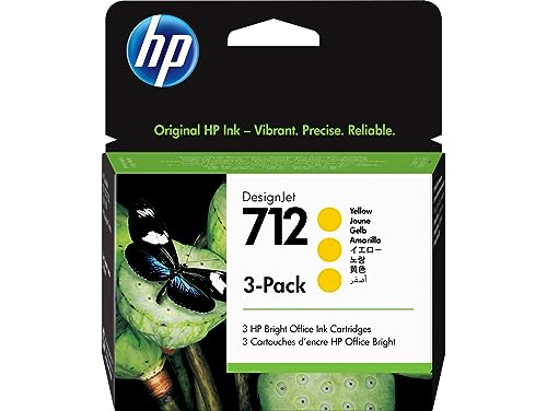 HP 712 Yellow 29-ml 3-Pa...