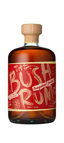 The Bush Rum Co. Original Spiced Rum With Tropical Notes | 100% Recycled Bottle/Recyclable Pack| 37.5% ABV 70cl