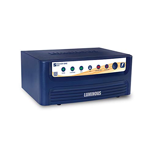 Luminous Power Sine 800 Pure Sine Wave Inverter for Home,Office & Shops | 700VA Inverter | Reliable Power Backup | High Performance | Easy Installatio