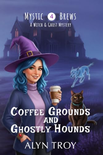 Coffee Grounds and Ghostly Hounds book cover