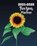 20212025 Five Year Planner 5 Year Monthly Planner 20212025 60 Months Calendar Agenda Logbook Organizer And Business Planners With Federal Sunflower Cover Design Great Gift For Women