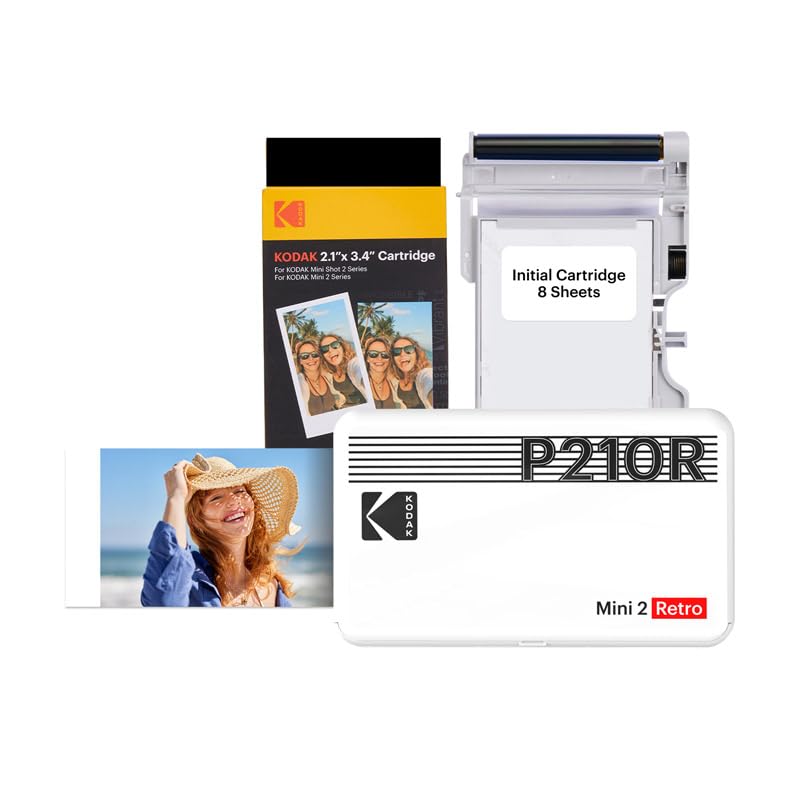 Kodak Mini 2 Retro 4PASS Portable Photo Printer
