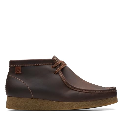 Clarks mens Shacre Ankle Boot, Beeswax Leather, 10.5 US