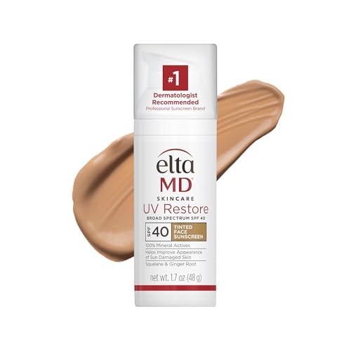 EltaMD UV Restore Tinted Anti-Aging Face Sunscreen Broad-Spectrum SPF 40