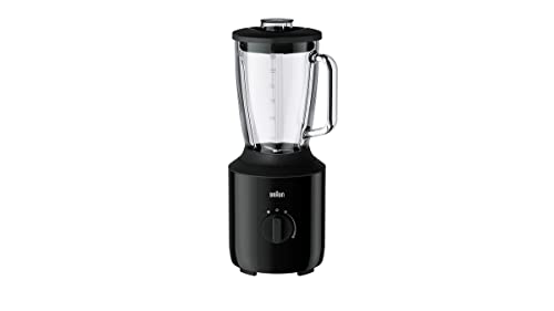 🔥 SELTEN SO GÜNSTIG (-47%) Braun PowerBlend 3 JB 3150 BK Standmixer - 1,5 l Glas-Mixaufsatz, Küchenhelfer zum Zerkleinern, Pürieren & Mixen, 800 Watt, Schwarz