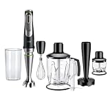 Braun MultiQuick 9 MQ9147X Stabmixer, Active PowerDrive, SplashControl, inkl. Zerkleinerer & Schneebesen, 1200 W