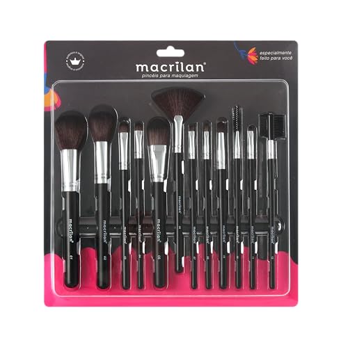 Kit Com Pincéis Para Maquiagem