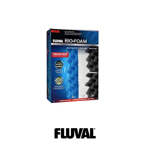 Fluval 306/307 Bio Foam Value Pack, Replacement Aquarium Filter Media