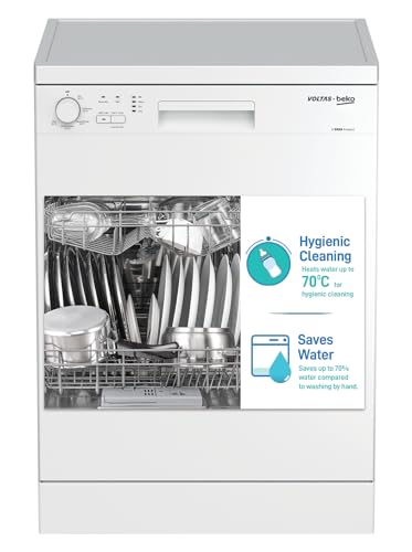 Voltas Beko 14 Place Settings (DF14W, White, Inbuilt Heater) Voltas Beko 14 Place Settings (DF14W, White, Inbuilt Heater)