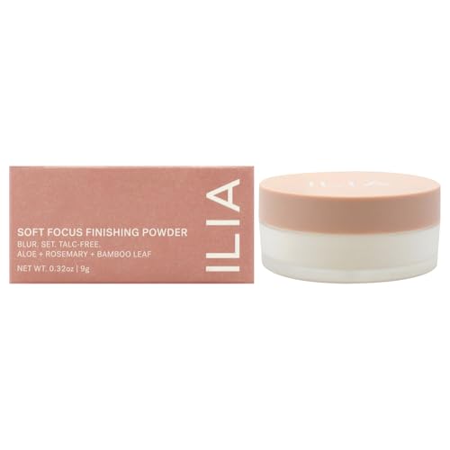 ILIA - Soft Focus Setting Powder | Translucent, Loose Formula to Blur, Soothe, Nourish | Lightweight + Long Lasting for All Skin Types | Non-Toxic, Vegan, Cruelty-Free, Talc-Free (0.32 oz | 9 g)