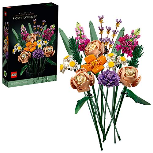 (-38%) LEGO Botanicals Blumenstrauß - Künstliche Blumen Set für Erwachsene - Zimmerdeko und Geschenkidee für Frauen & Männer - Wohnaccessoires - Botanik Kollektion 10280