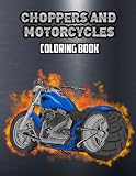 Choppers And Motorcycles Coloring Book