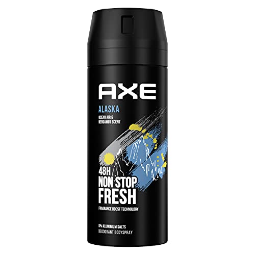 🔥 STARKER PREIS (-41%) Axe Bodyspray Alaska Deo ohne Aluminium sorgt 48 Stunden lang für effektiven Schutz vor Körpergeruch 150 ml