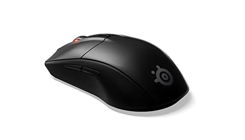 SteelSeries Rival 3 Wireless Gaming Mouse 400+ Hour Battery Life Dual Wireless 2.4 GHz and Bluetooth 5.0 60 Million Clicks 18, 000 CPI TrueMove Air Op