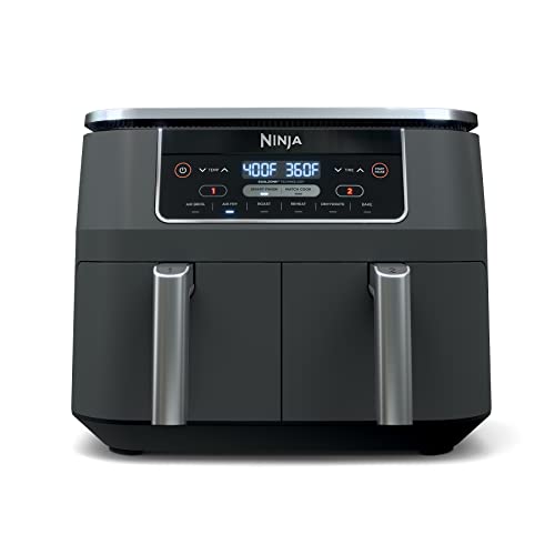 Ninja Foodi DualZone Air Fryer 8Qt 6-in-1 Grey DZ201C