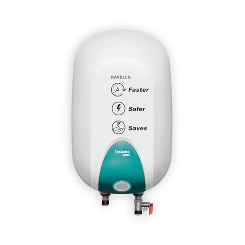 Havells Instanio Prime 25 Litre Storage Water Heater (Geyser) |Temp. Sensing Color Changing LED Indicator | Glass Coated Anti Rust Tank | Warranty: 5 