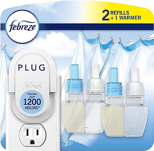 Febreze Odor-Eliminating Plug Air Fresheners Best for Small Spaces Subtle air freshener that