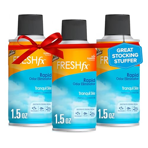 Armor All Car Air Freshener and Purifier, Car Odor Eliminator, Stocking Stuffers, 1.5 Ounce (Pack of 3)