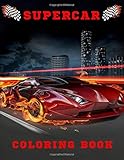 Supercar Coloring Book Amazing Sports Luxury Cars For Kids Teens