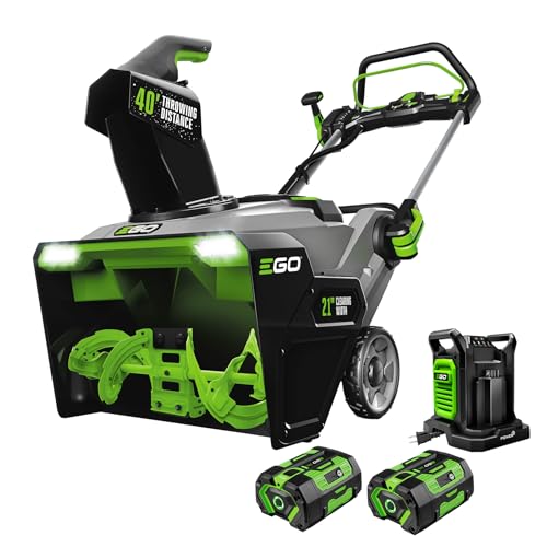 EGO POWER Plus SNT2114 21 Inch Cordless Snow Blower 2x 7.5Ah