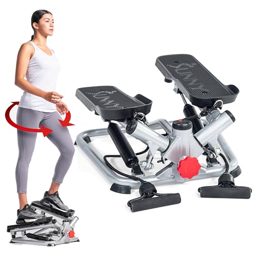 Sunny Health & Fitness Twister Stepper with Resistance Bands