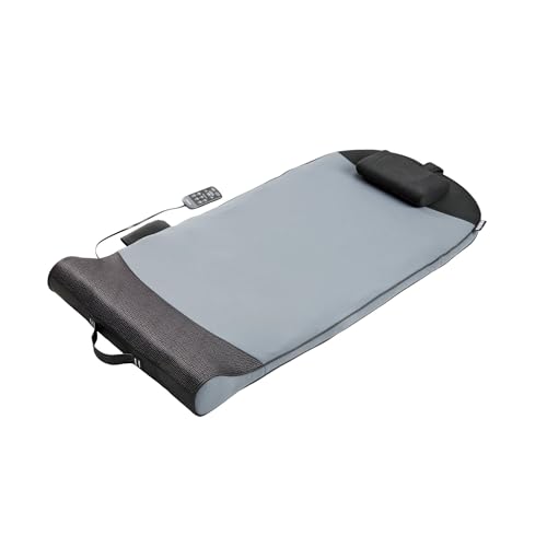 HoMedics Body Flex Back Stretching Mat with Heat, 6 Stretching Programs and 3 Intensity Levels with Removable Memory Foam Pillow for Full Body Coverage, Portable for Yoga, Athletes, Home Gym
