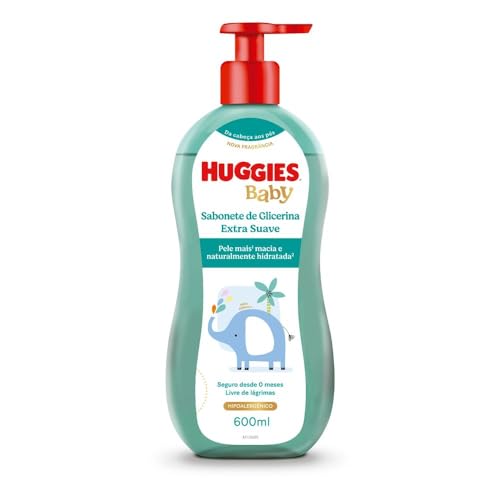 Sabonete Líquido de Glicerina Huggies Extra Suave 600 ml