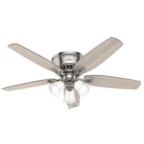Hunter 52-inch Builder Low Profile Ceiling Fan 51112