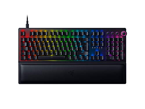 🔥 SELTEN SO GÜNSTIG (-75%) Razer BlackWidow V3 Pro (Yellow Switch) - Trådlöst mekaniskt speltangentbord i Full höjd med Chroma RGB (2,4 GHz, Bluetooth Eller USB-C, Handledsstöd i mjukt konstläder) Svart | Nordic Layout