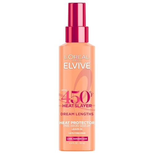 L'Oreal Paris Elvive Dream Lengths Heat Slayer Pre-Iron Spray, 4.4 oz