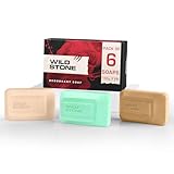 Wild Stone Ultra Sensual Forest Spice and Musk Soaps for Bath Pack of 6 100gm each