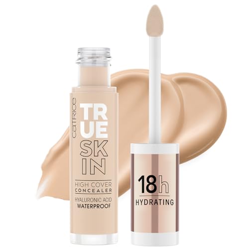 Catrice | True Skin High Cover Concealer (010 | Cool Cashmere) | Waterproof & Lightweight for Soft Matte Look | With Hyaluronic Acid & Lasts Up to 18 Hours | Vegan, Cruelty Free