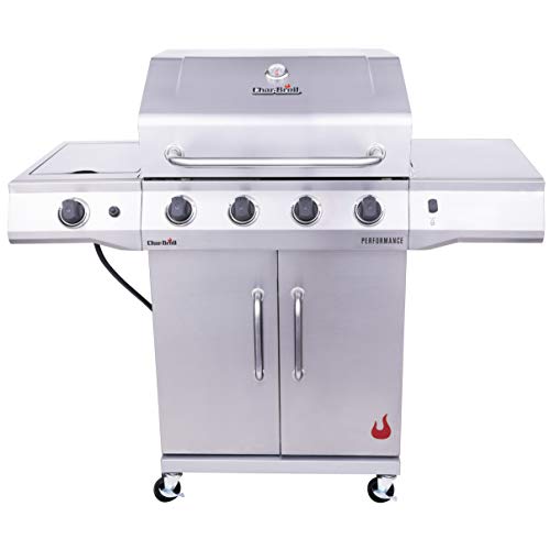 Char-Broil Performance Series 4-Burner Cabinet Style Gas Grill Stainless Steel