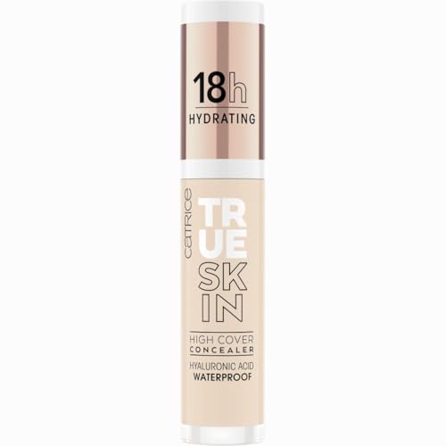 Catrice | True Skin High Cover Concealer (002 | Neutral Ivory) | Waterproof & Lightweight for Soft Matte Look | With Hyaluronic Acid & Lasts Up to 18 Hours | Vegan, Cruelty Free