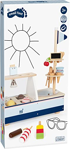 (-41%) small foot Eistheke "fresh" aus Holz, Zubehör für Kinderküche und Kaufmannsladen, ab 3 Jahren, 11815