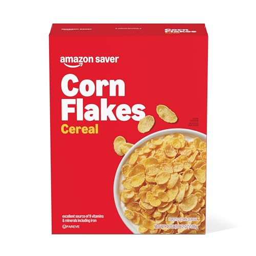 Amazon Saver, Corn Flakes, 18 Oz (Previously Happy Belly, Packaging May Vary)