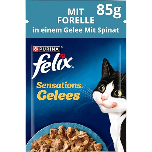 🔥 STARKER PREIS (-34%) FELIX Sensations in Gelee, mit Forelle und Spinat, 26 x 85g