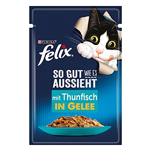 🔥 STARKER PREIS (-34%) FELIX So gut wie es aussieht Nassfutter für Katzen mit Thunfisch, 26 x 85g