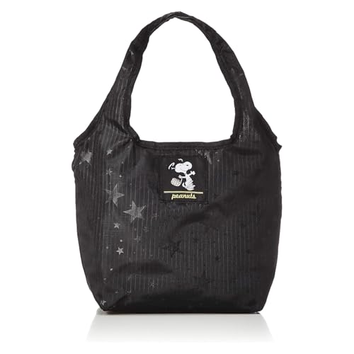 Sifle ECO0119 PN27 Character Folding Eco Bag, Star Black