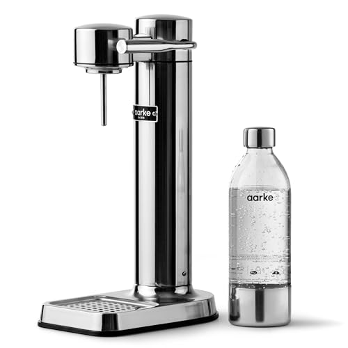 aarke Carbonator III Premium Carbonator Sparkling Water Maker with PET Bottle Stainless Steel