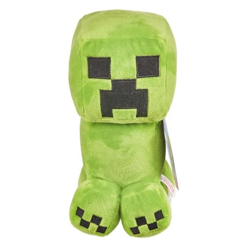 Mattel Minecraft Basic Plush Character Soft Dolls, Video Game-Inspired Collectible Toy Gifts for Kids & Fans Ages 3 Years Old & Up