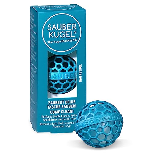 Sauberkugel - The Clean Ball - The clever way of cleaning purses, bags, backpacks and school bags (Teal)