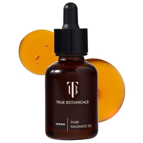 True Botanicals Renew Pure Radiance Oil | All Skin Types | Anti-Aging Face Oil w/Algae Extract | Treats Fine Lines & Wrinkles | Dermatologist Tested, All Natural, Vegan | 1 fl oz | 30 ml