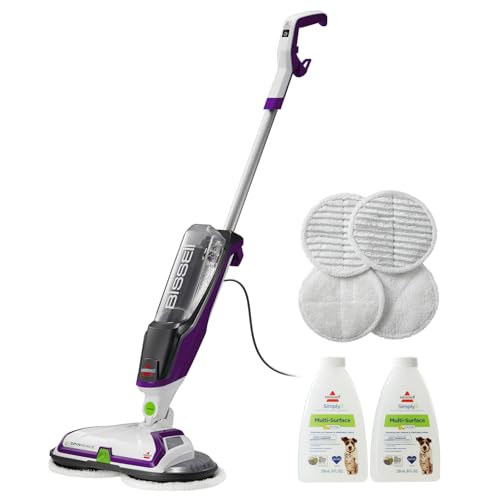 BISSELL® SpinWave Pet Hard Floor Corded Spin Mop Cleaner with Washable mop Pads for Sealed Hard Floors, 20399